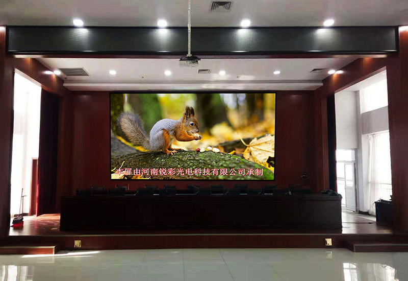 熱烈祝賀山西某單位P3LED顯示屏竣工！